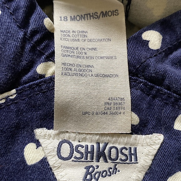 OSHKOSH Overalls/Carter's Jeans/Carter’s Just One Top 18 mo - Picture 6 of 16
